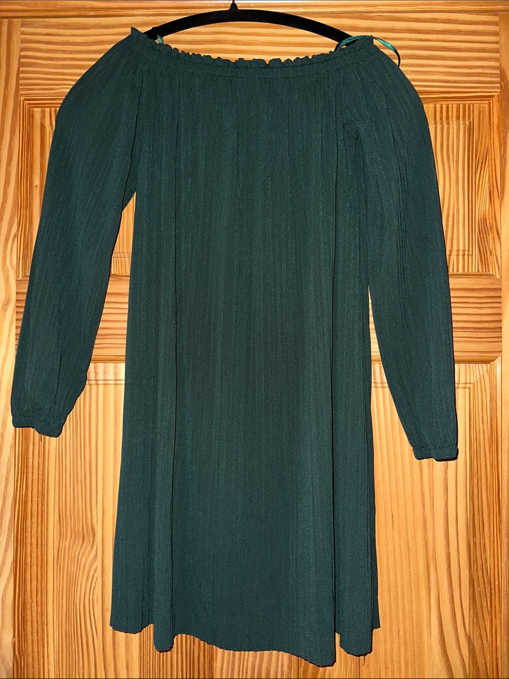 One Clothing Off-Shoulder Forest Green Women's Dress size XS